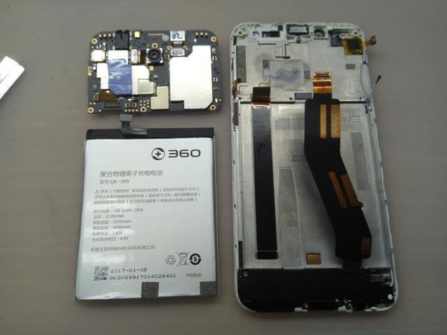 360n5换手机内外屏多少钱（N5手机碎屏拆解维修全过程）(2)