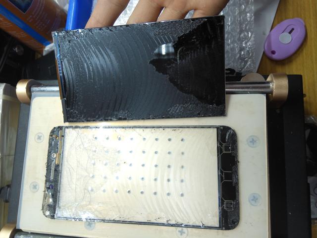 360n5换手机内外屏多少钱（N5手机碎屏拆解维修全过程）(6)