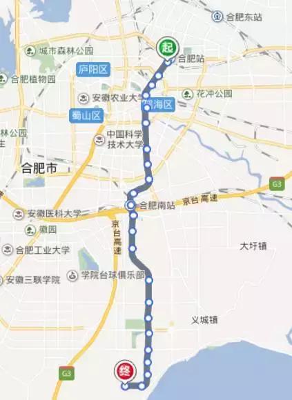 合肥一号线景点（原来合肥的地铁一号线是旅游线）(1)