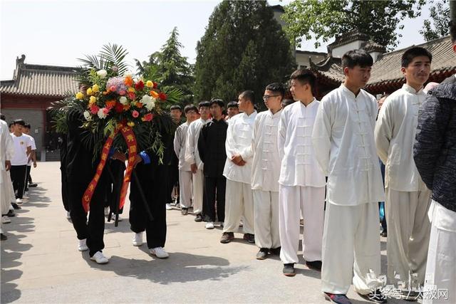 陈家沟太极拳学校太极实战训练（太极圣地陈家沟太极星火传全球  太极圣火采集仪式举行）(5)