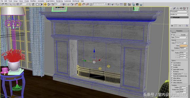 室内设计3dmax灯光vray使用方法（VRAY室内夜景灯光渲染教程）(5)