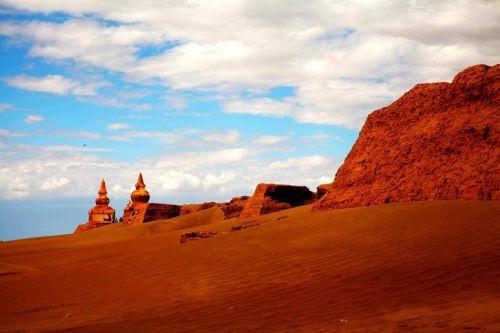 胡杨林金秋十月旅游（骑车赏胡杨恋上胡杨林）(9)