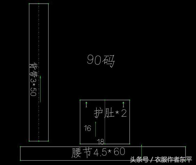 如何用一块布给宝宝做背带裙（不会画图也能做好的宝宝背带裙）(5)