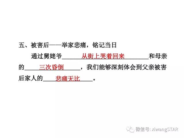 六年级下册语文人教版第1单元习题（人教版六年级语文下册第三单元10.十六年前的回忆复习及练习）(61)