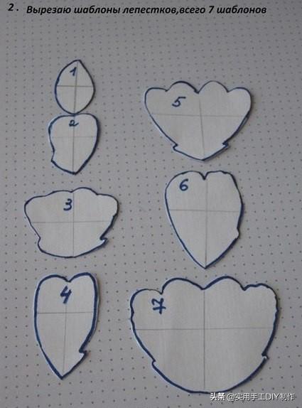 玫瑰花的丝带简单教程（丝带玫瑰花的制作流程图）(2)