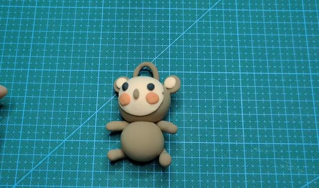 粘土捏猴子的简单步骤 图文（粘土教程-初级-玩偶篇-第一节-可爱的猴子）(14)