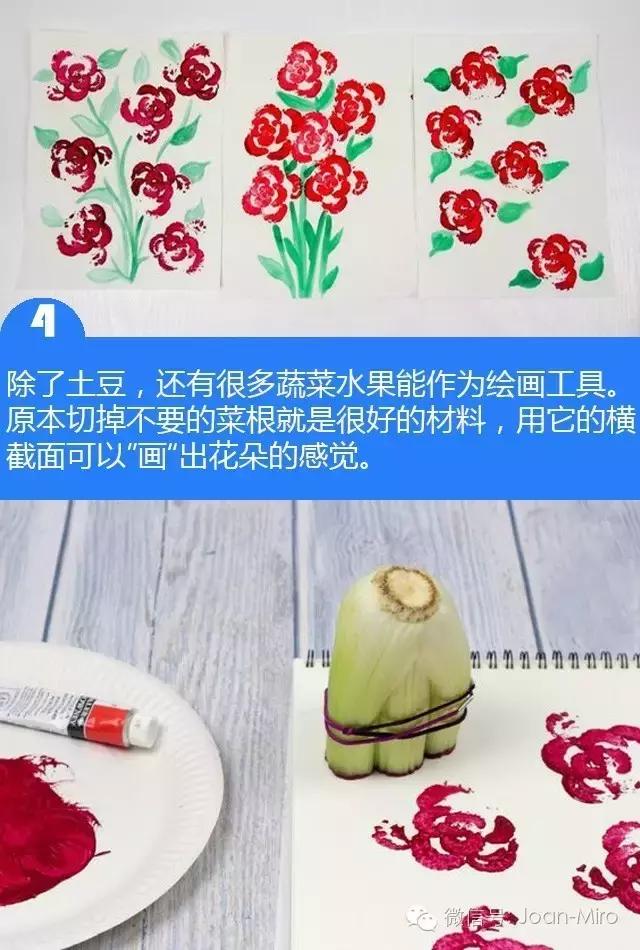 儿童水果蔬菜小作品（蔬菜水果变画笔）(16)