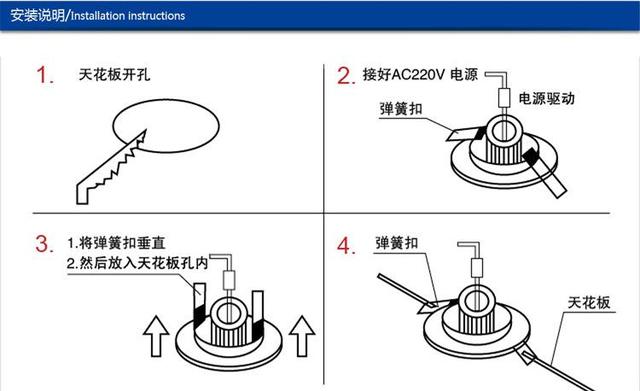 6米长客厅装几个筒灯（筒灯的安装方法）(2)