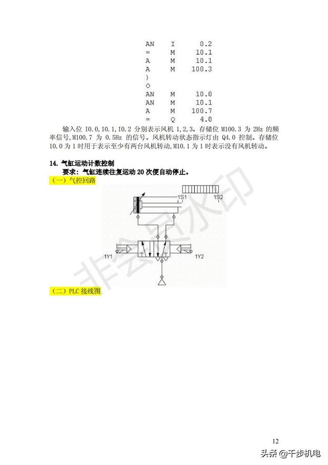 可编程控制器程序怎么写（可编程控制器常用程序实例）(12)