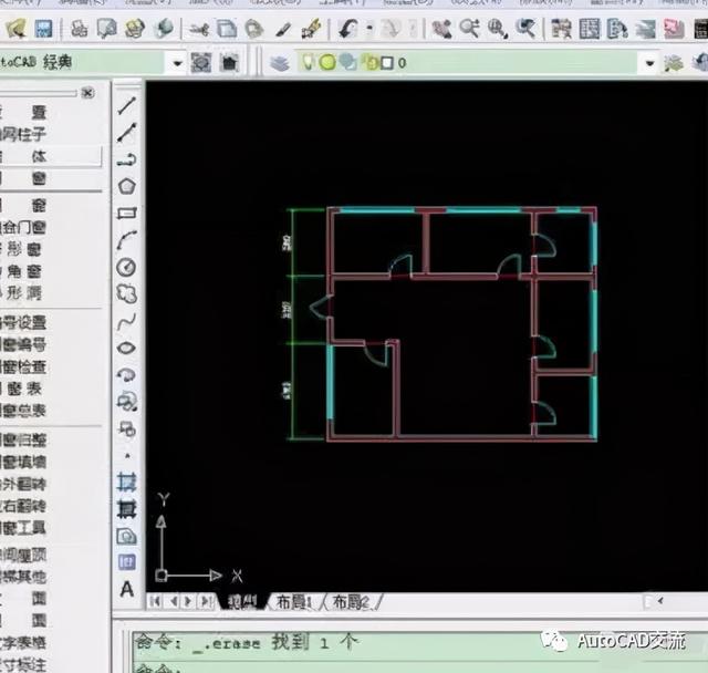 cad画建筑施工图实例教学（用CAD绘制建筑施工图的过程）(8)