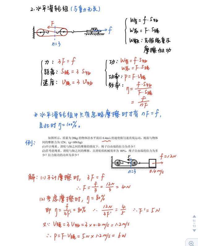 初中物理力学部分所有公式（初中物理力学基础笔记）(4)