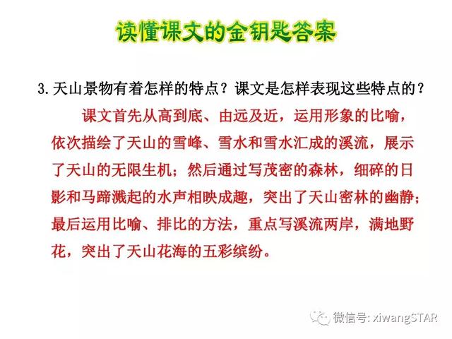 四年级下册语文七月的天山练习册（人教版四年级语文下册第一单元4.）(24)