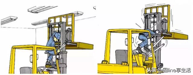最新叉车安全事故（叉车司机误操作）(36)