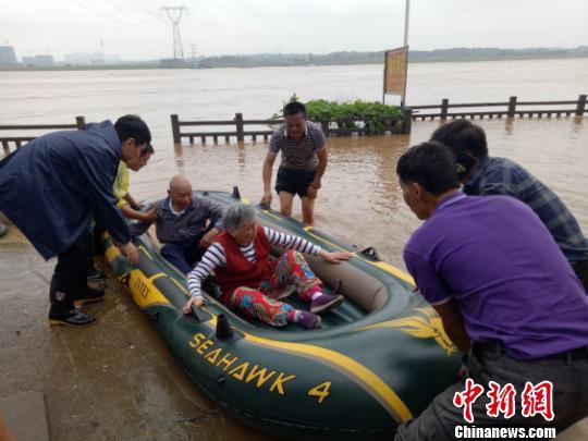 现在长沙橘子洲涨洪水没（强降雨致湘江长沙站水位）(2)