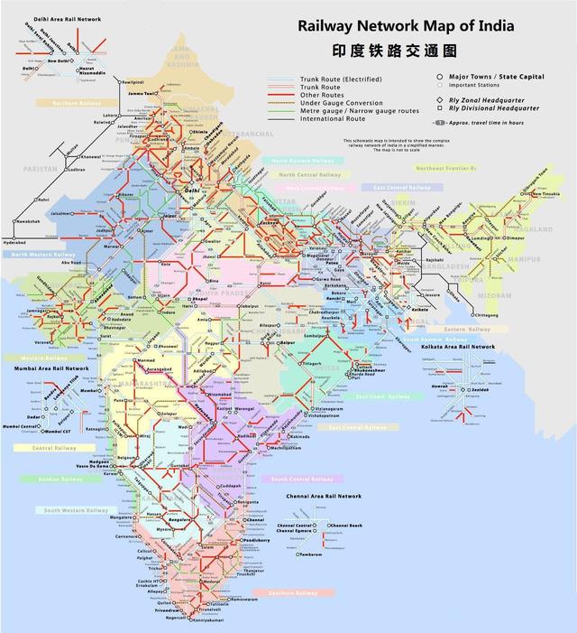印度的铁路里程为什么那么高（印度铁路和火车）(5)