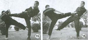 街斗出拳 技巧：常用简单直接的截拳道腿法技术组合实例(3)