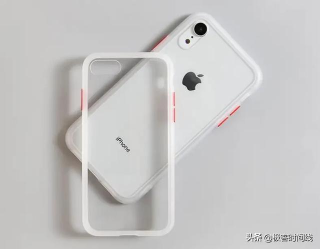 苹果xr专用手机壳带苹果标志（个性时尚iPhoneXR手机壳）(2)