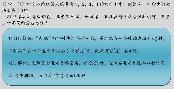 高三数学排列组合知识点总结（排列组合的21种解题策略）(16)