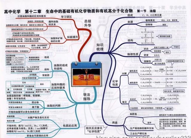 高中化学全册思维导图大汇总（41张高中化学知识点思维导图）(39)