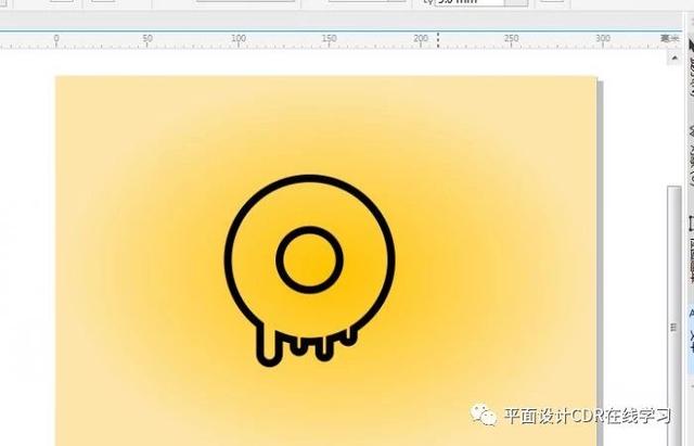 cdr色块怎么做的（CorelDRAW基础教程教你如何使用CDR制作甜甜圈）(7)