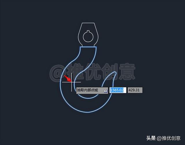 cad吊钩画法教程详细（吊钩详细绘制教程）(37)