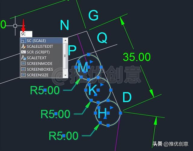 cad自学绘图练习题（AutoCAD进阶练习题工程制图）(27)