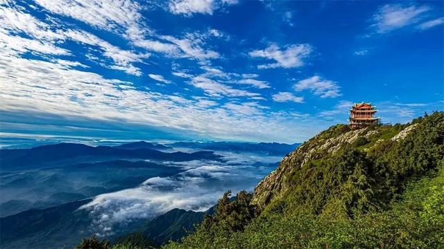 峨眉山美丽的古风景（还原峨眉山最美风景）(18)