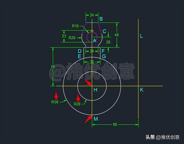 cad吊钩画法教程详细（吊钩详细绘制教程）(17)