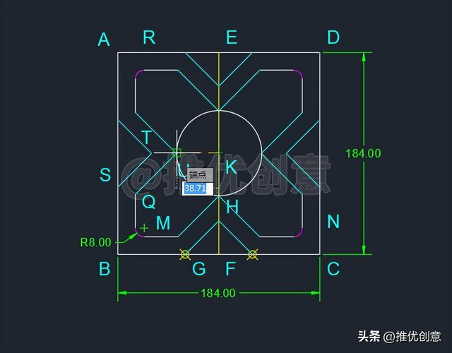 cad最复杂的绘图实例（绘制思路才是重点）(29)