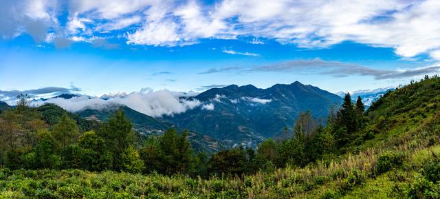 美丽天山雪山云雾美景（美丽景色雪山云海）(2)