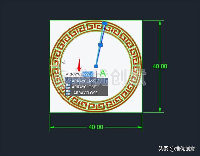 cad制图初学入门图形（如何绘制无尺寸标注的图形）(39)