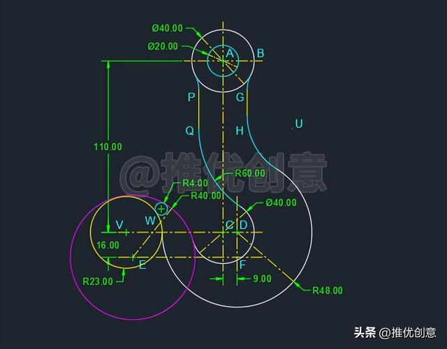 cad吊钩画法详细教学（又一个手绘吊钩详细教程）(31)