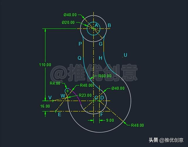 cad吊钩画法详细教学（又一个手绘吊钩详细教程）(32)