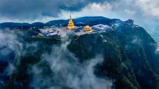 峨眉山美丽的古风景（还原峨眉山最美风景）(16)