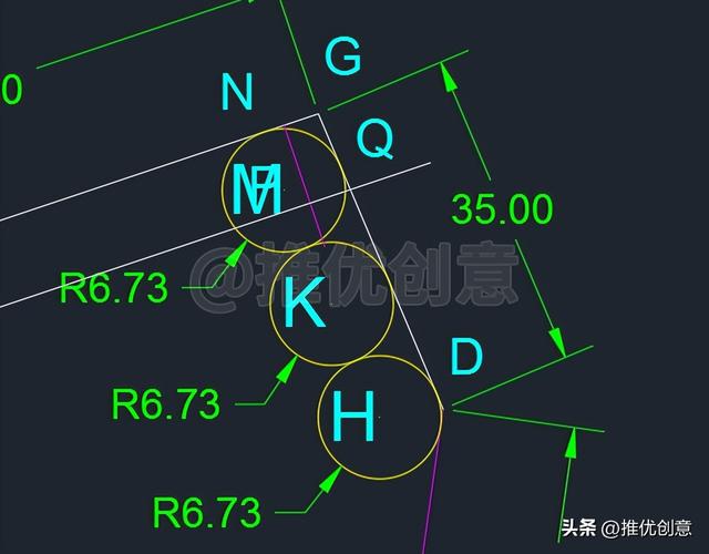 cad自学绘图练习题（AutoCAD进阶练习题工程制图）(33)