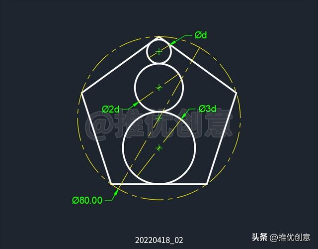 cad制图初学入门机械制图（利用参照缩放绘图）(1)