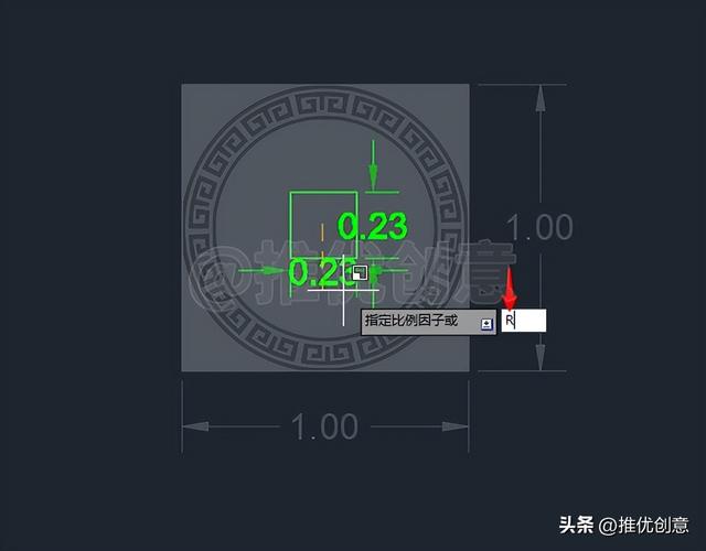 cad制图初学入门图形（如何绘制无尺寸标注的图形）(12)