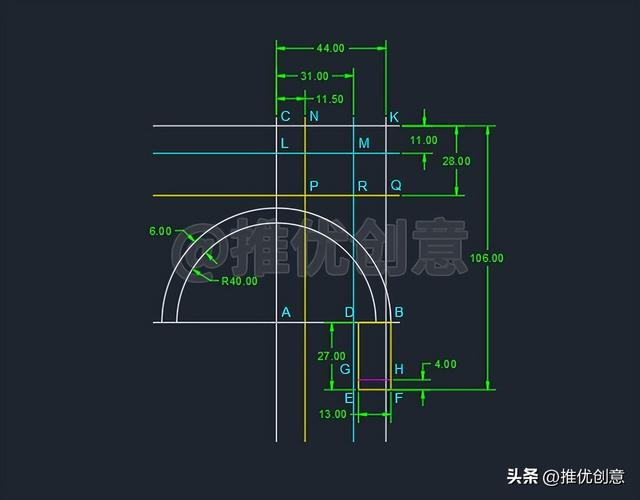 使用圆角命令绘图怎么画（使用圆角命令绘图）(11)