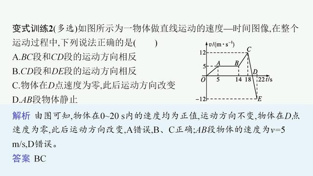 高中物理必修一速度与加速度教学（高中物理必修一同步课件）(34)