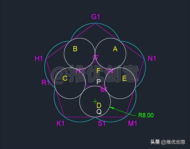 cad怎么生成斜面三维面域（只有找出隐身的基准图形）(27)