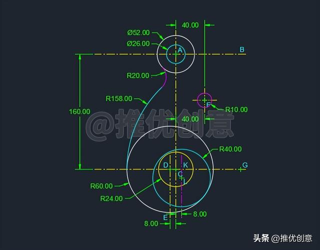 cad吊钩图怎么画详细步骤（手绘吊钩详细教程）(15)