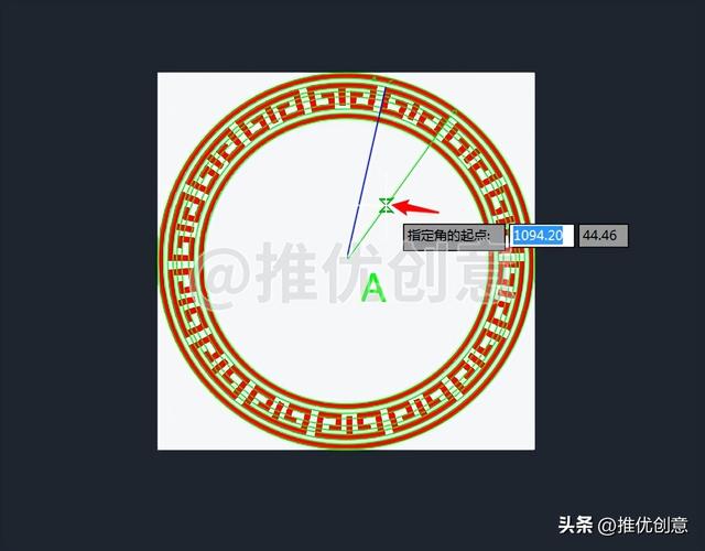 cad制图初学入门图形（如何绘制无尺寸标注的图形）(47)