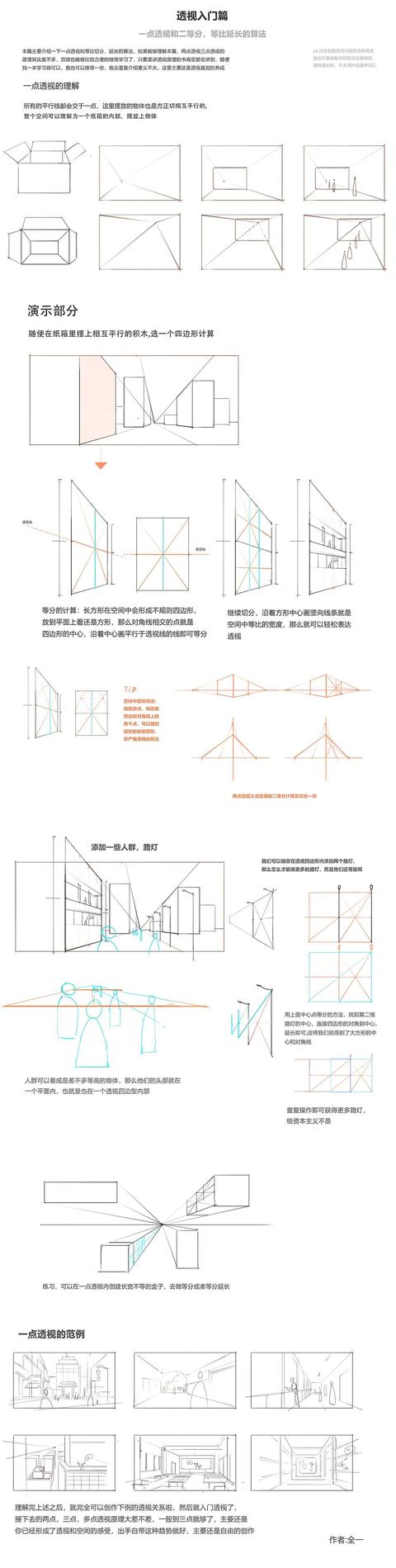 基础绘画入门技巧（新人入门必备的透视绘画流程）(3)