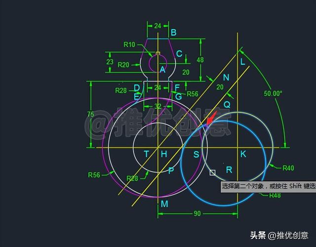 cad吊钩画法教程详细（吊钩详细绘制教程）(30)