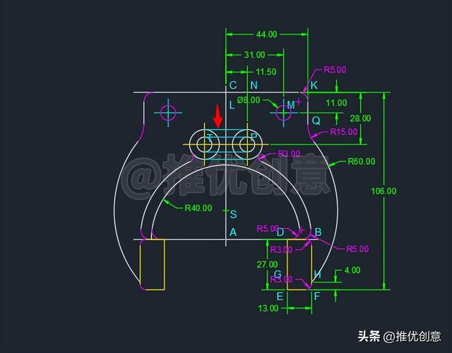 使用圆角命令绘图怎么画（使用圆角命令绘图）(19)