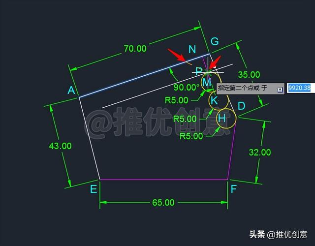 cad自学绘图练习题（AutoCAD进阶练习题工程制图）(24)