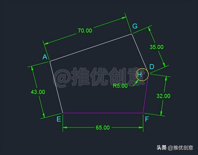 cad自学绘图练习题（AutoCAD进阶练习题工程制图）(20)