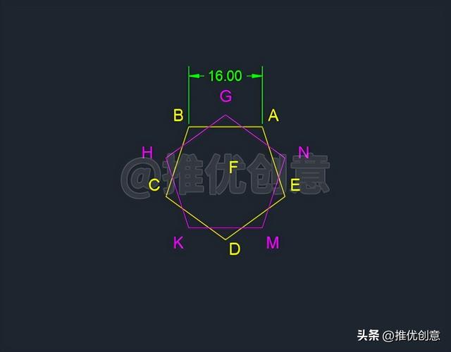 cad怎么生成斜面三维面域（只有找出隐身的基准图形）(14)