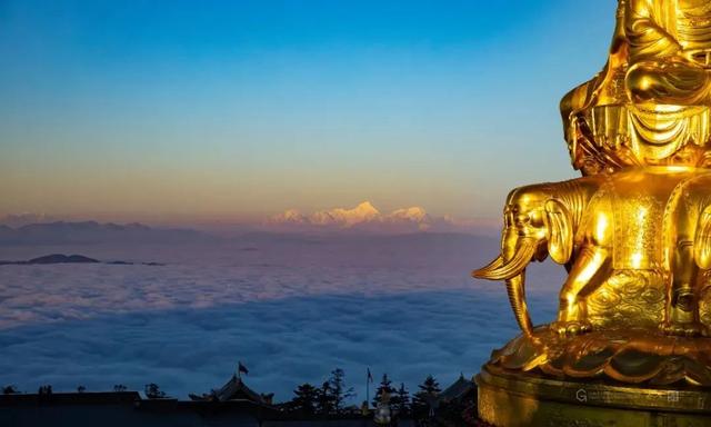 峨眉山美丽的古风景（还原峨眉山最美风景）(7)