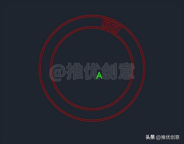 cad制图初学入门图形（如何绘制无尺寸标注的图形）(55)